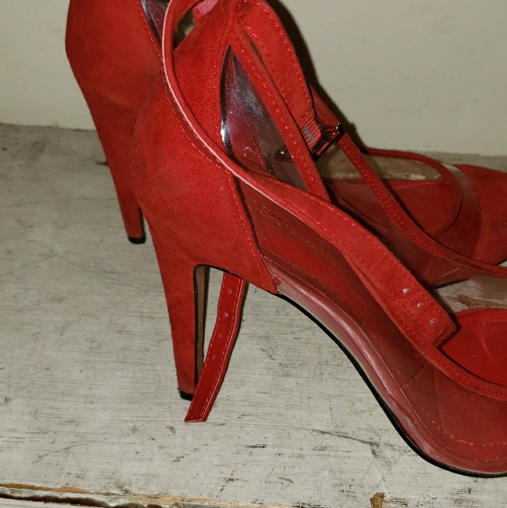 Bcbg Generation Ruby/Transparent Pump Size 8 - image 3